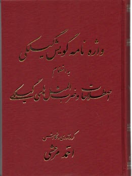 واژه‌نامه گويش گيلكي: به انضمام اصطلاحات و ضرب‌المثل‌هاي گيلكي